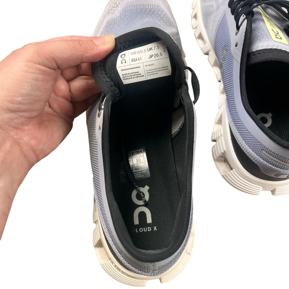 On Cloud X V3 Nimbus White Purple Women’s Running Walking Shoes SZ 9.5 - Picture 6 of 6